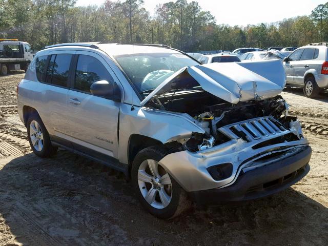 1C4NJCBA3ED626877 - 2014 JEEP COMPASS SP ვერცხლისფერი ფოტო 1