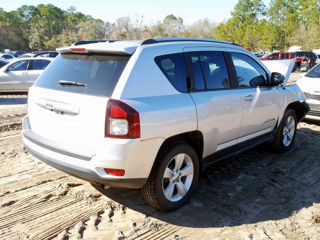 1C4NJCBA3ED626877 - 2014 JEEP COMPASS SP ვერცხლისფერი ფოტო 4