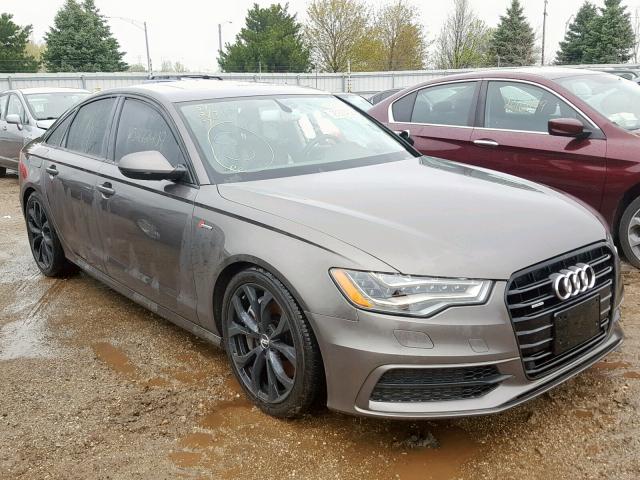 WAUHGAFC7CN055474 - 2012 AUDI A6 PRESTIG BROWN photo 1