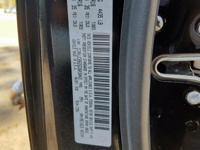 1C4NJCBB2GD803043 - 2016 JEEP COMPASS SP 黑色 照片 10