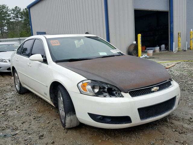 2G1WD58C689100236 - 2008 CHEVROLET IMPALA SUP თეთრი ფოტო 1