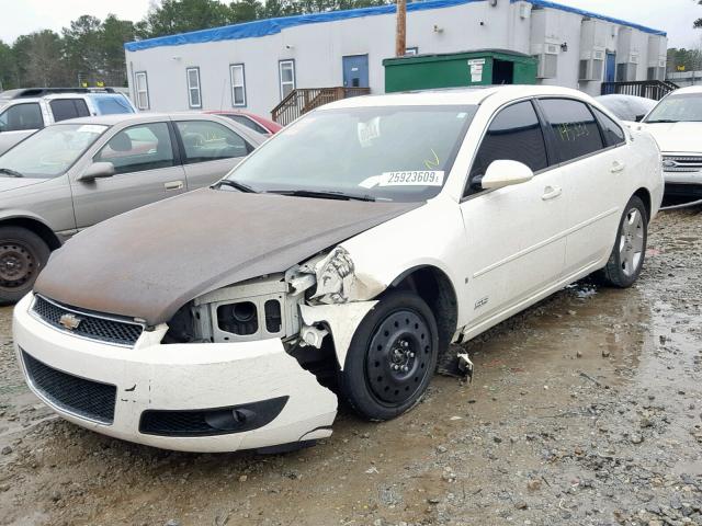 2G1WD58C689100236 - 2008 CHEVROLET IMPALA SUP თეთრი ფოტო 2