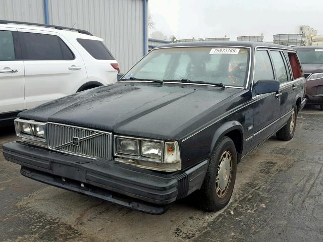 YV1FX8854J1173224 - 1988 VOLVO 740 GLE BLACK photo 2