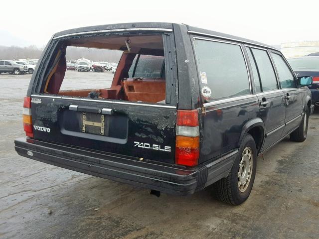 YV1FX8854J1173224 - 1988 VOLVO 740 GLE BLACK photo 4