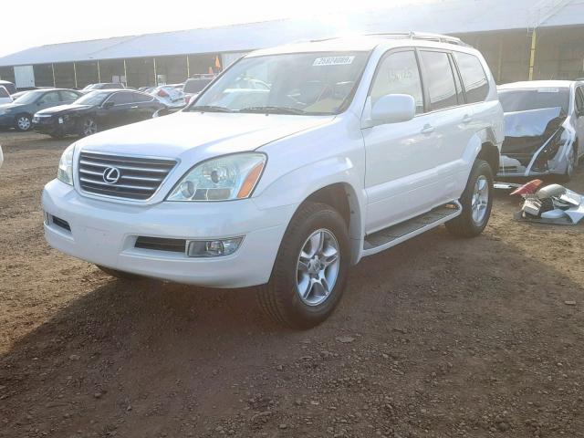 JTJBT20X440058205 - 2004 LEXUS GX 470 WHITE photo 2