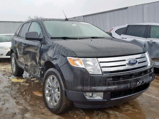 2FMDK4JC1ABA89181 - 2010 FORD EDGE SEL BLACK photo 1