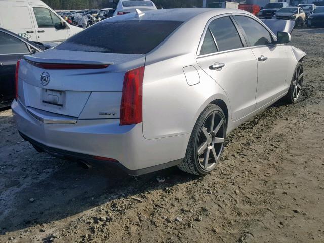 1G6AA5RX9D0136196 - 2013 CADILLAC ATS SILVER photo 4