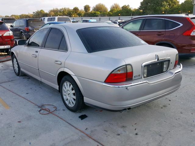 1LNHM86S93Y679508 - 2003 LINCOLN LS SILVER photo 3