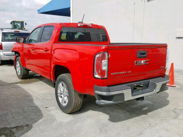 1GTG5CEN9K1134007 - 2019 GMC CANYON SLE RED photo 3