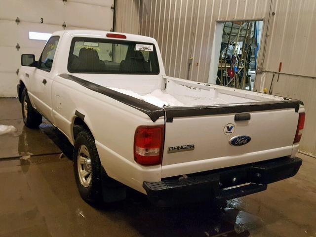 1FTYR10E69PA63084 - 2009 FORD RANGER WHITE photo 3