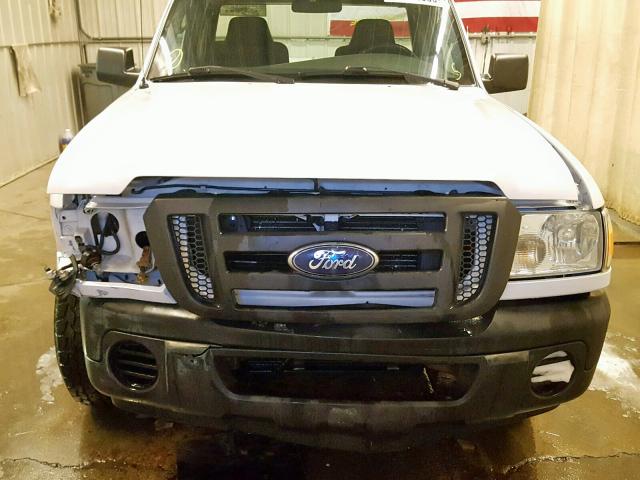 1FTYR10E69PA63084 - 2009 FORD RANGER WHITE photo 9