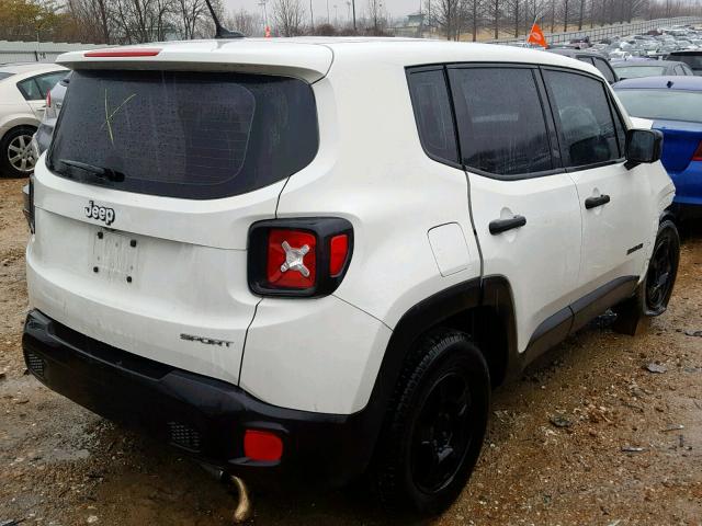 ZACCJAAT3FPC23967 - 2015 JEEP RENEGADE S WHITE photo 4