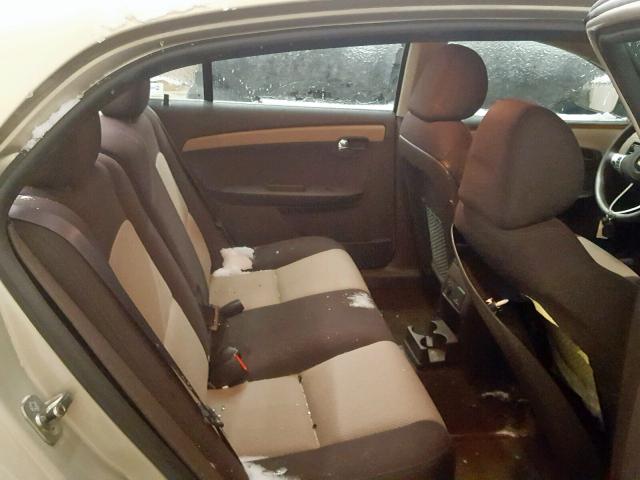 1G1ZC5E11BF259246 - 2011 CHEVROLET MALIBU 1LT ოქროსფერი ფოტო 6