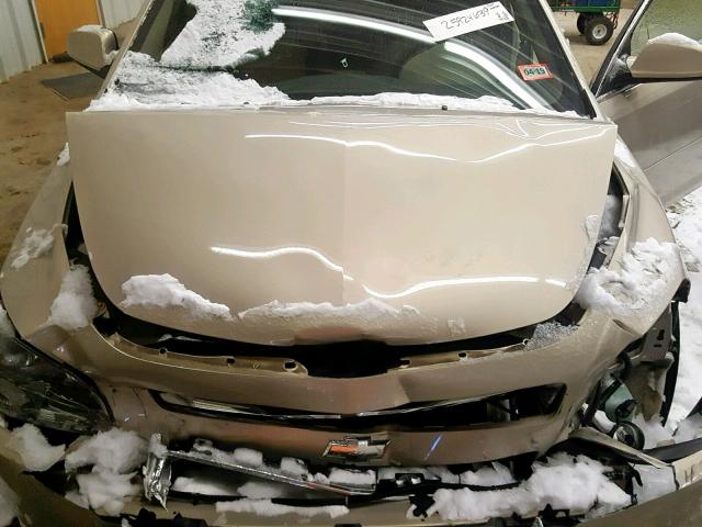 1G1ZC5E11BF259246 - 2011 CHEVROLET MALIBU 1LT ოქროსფერი ფოტო 7