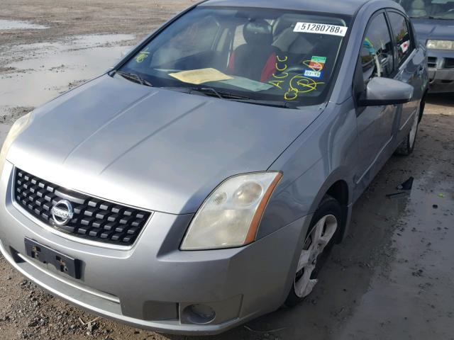 3N1AB61EX8L693835 - 2008 NISSAN SENTRA 2.0 GRAY photo 2