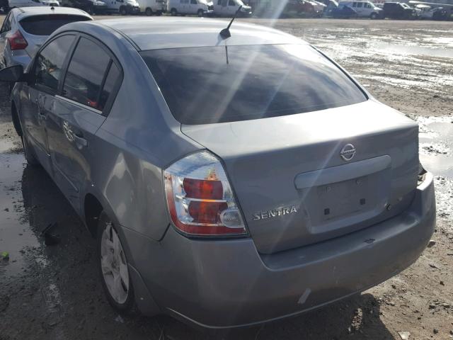 3N1AB61EX8L693835 - 2008 NISSAN SENTRA 2.0 GRAY photo 3