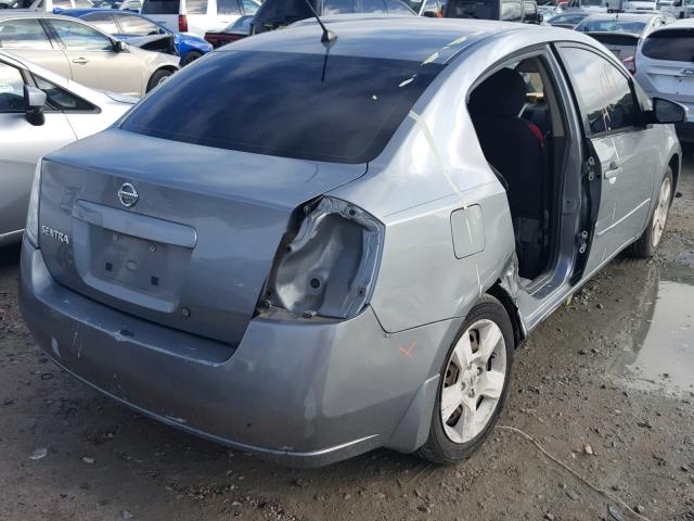 3N1AB61EX8L693835 - 2008 NISSAN SENTRA 2.0 GRAY photo 4