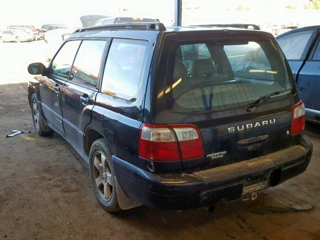 JF1SF65641H734835 - 2001 SUBARU FORESTER S შავი ფოტო 3