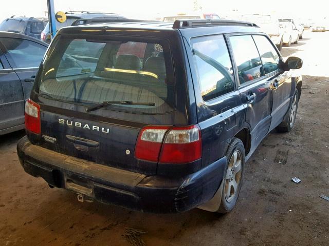 JF1SF65641H734835 - 2001 SUBARU FORESTER S შავი ფოტო 4