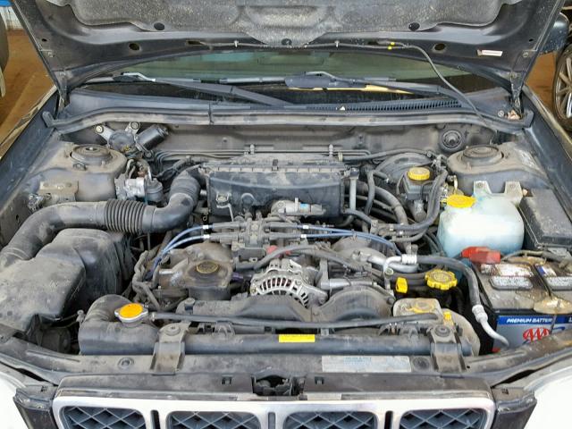 JF1SF65641H734835 - 2001 SUBARU FORESTER S შავი ფოტო 7