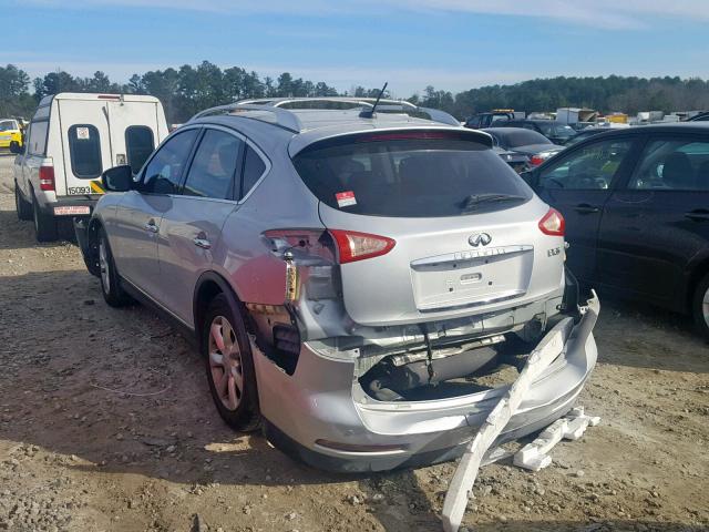 JNKAJ09E29M900841 - 2009 INFINITI EX35 BASE SILVER photo 3