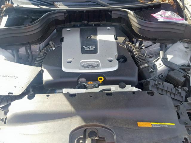 JNKAJ09E29M900841 - 2009 INFINITI EX35 BASE SILVER photo 7