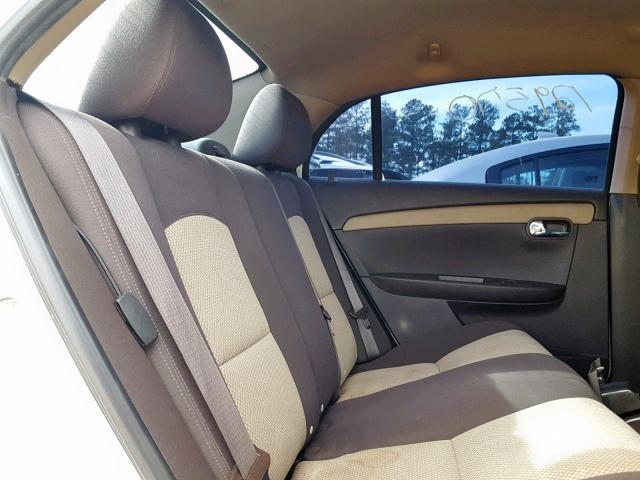 1G1ZC5EU0BF111101 - 2011 CHEVROLET MALIBU 1LT თეთრი ფოტო 6