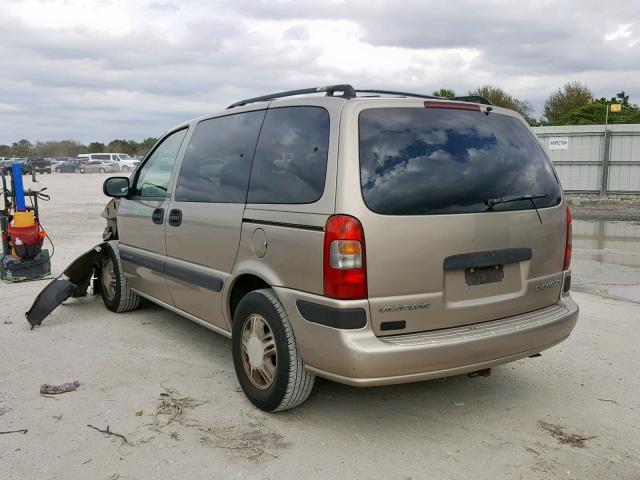 1GNDU03E0XD319809 - 1999 CHEVROLET VENTURE TAN photo 3