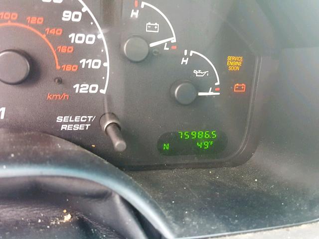 1FMZU73K92UD11287 - 2002 FORD EXPLORER X BLACK photo 8