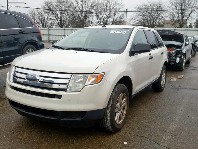 2FMDK3GC3ABA83562 - 2010 FORD EDGE SE WHITE photo 2