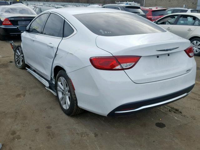 1C3CCCAB2FN741594 - 2015 CHRYSLER 200 LIMITE WHITE photo 3