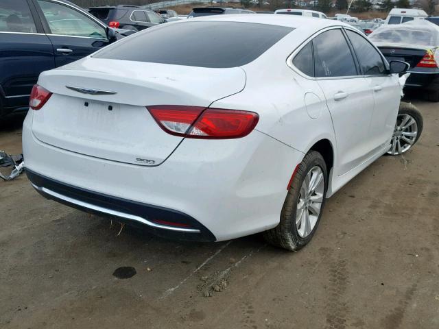 1C3CCCAB2FN741594 - 2015 CHRYSLER 200 LIMITE WHITE photo 4