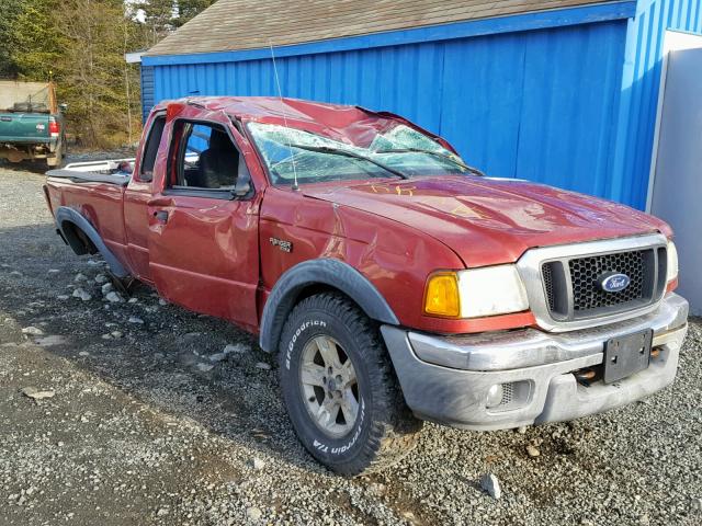 1FTZR45E34PA23553 - 2004 FORD RANGER SUP RED photo 1