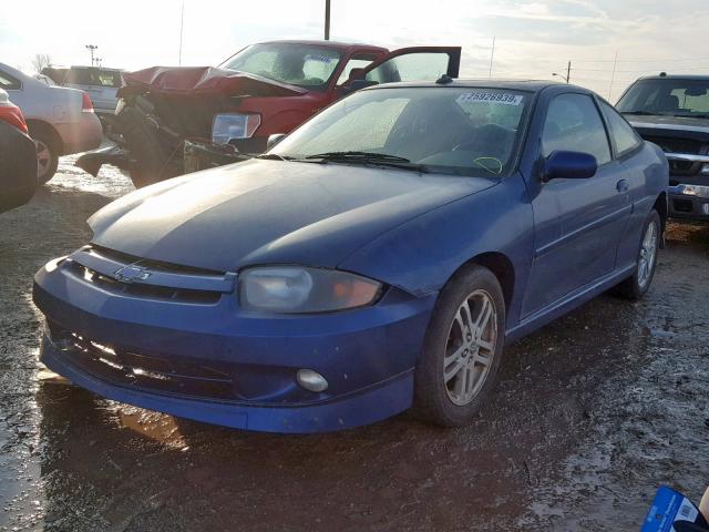 1G1JH12F647152293 - 2004 CHEVROLET CAVALIER L BLUE photo 2