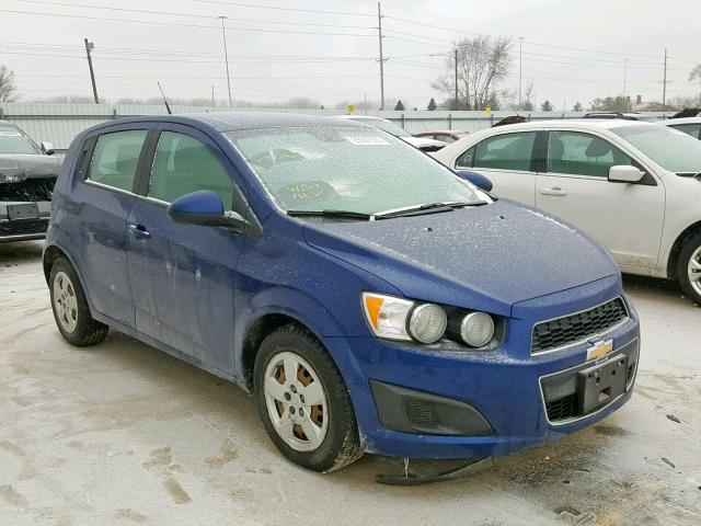 1G1JA6SH0D4143786 - 2013 CHEVROLET SONIC LS BLUE photo 1