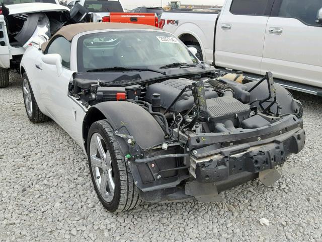 1G2MC35B78Y115569 - 2008 PONTIAC SOLSTICE WHITE photo 1