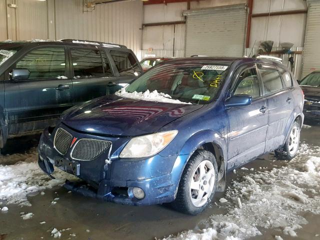 5Y2SM63865Z431172 - 2005 PONTIAC VIBE BLUE photo 2