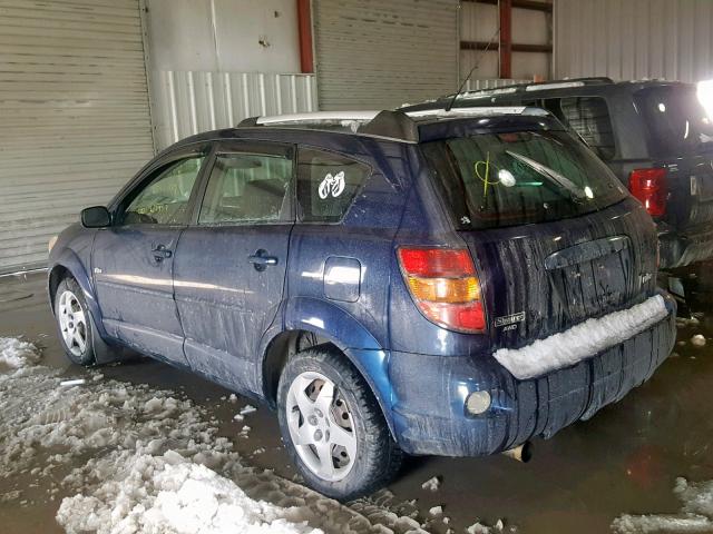 5Y2SM63865Z431172 - 2005 PONTIAC VIBE BLUE photo 3