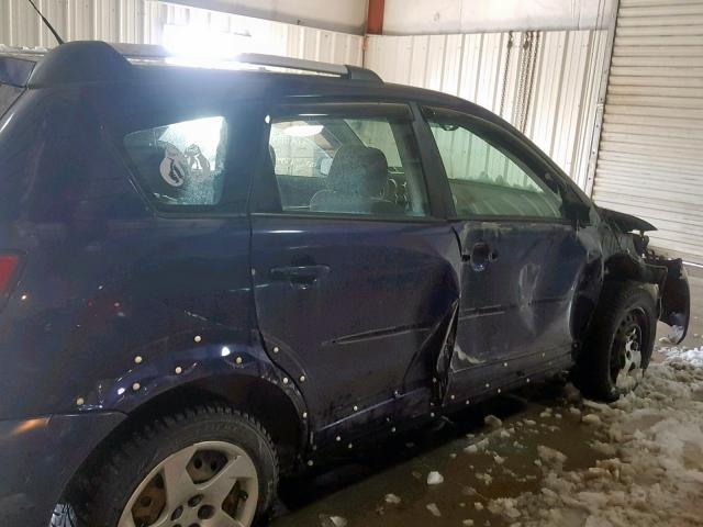 5Y2SM63865Z431172 - 2005 PONTIAC VIBE BLUE photo 9