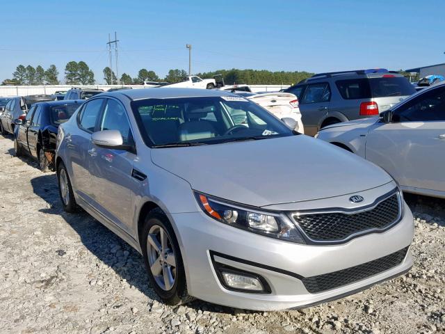 5XXGM4A78EG321022 - 2014 KIA OPTIMA LX SILVER photo 1