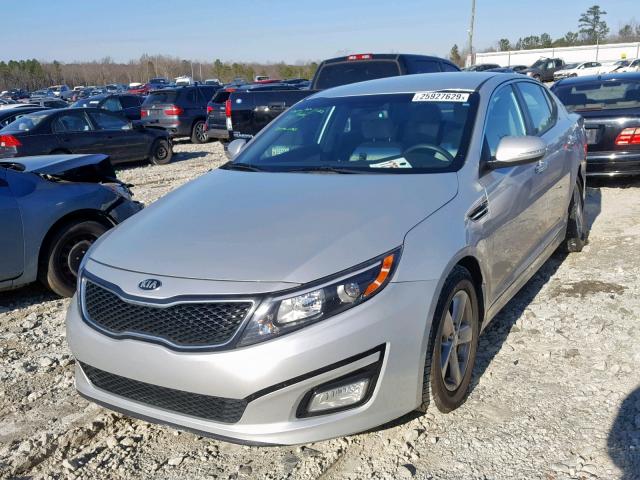 5XXGM4A78EG321022 - 2014 KIA OPTIMA LX SILVER photo 2