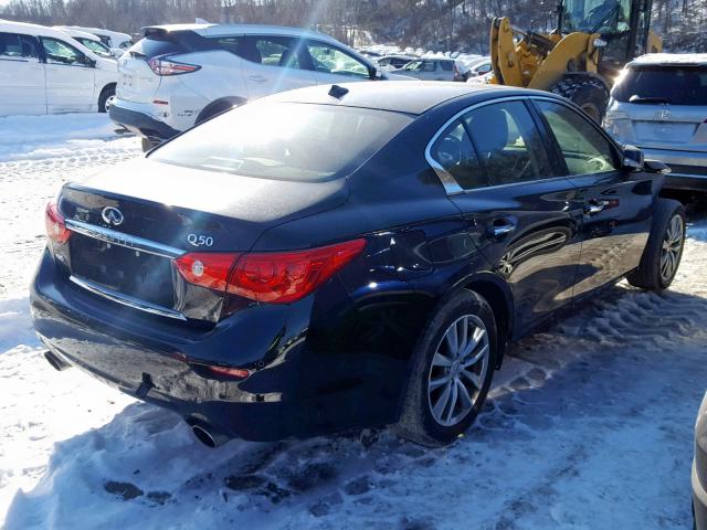 JN1CV7AR4GM251825 - 2016 INFINITI Q50 BASE GRAY photo 4