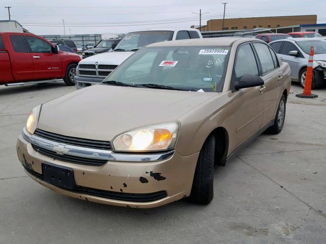 1G1ZT54874F104802 - 2004 CHEVROLET MALIBU LS ოქროსფერი ფოტო 2
