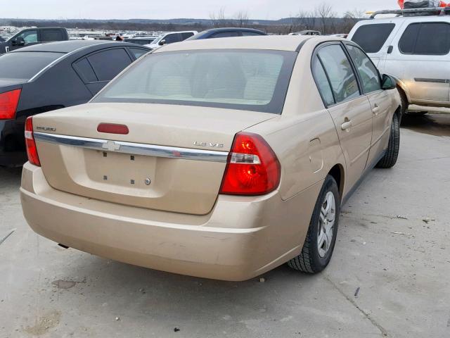 1G1ZT54874F104802 - 2004 CHEVROLET MALIBU LS ოქროსფერი ფოტო 4