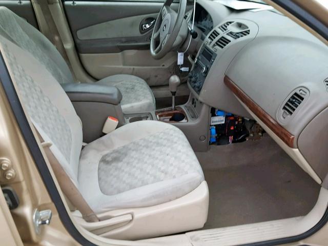 1G1ZT54874F104802 - 2004 CHEVROLET MALIBU LS ოქროსფერი ფოტო 5