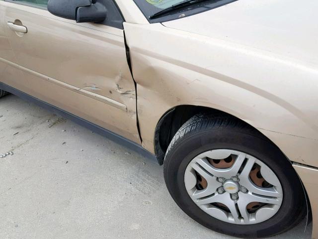 1G1ZT54874F104802 - 2004 CHEVROLET MALIBU LS ოქროსფერი ფოტო 9