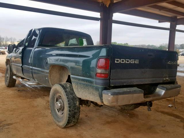 1B7KF2366XJ605924 - 1999 DODGE RAM 2500 GREEN photo 3