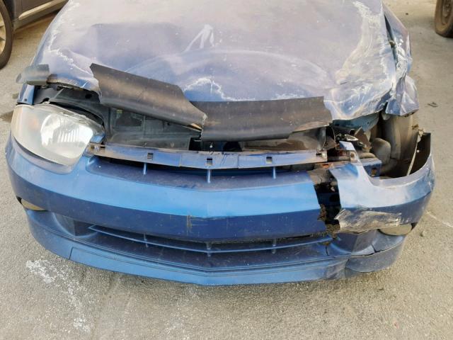 1G1JH52F337272929 - 2003 CHEVROLET CAVALIER L BLUE photo 10