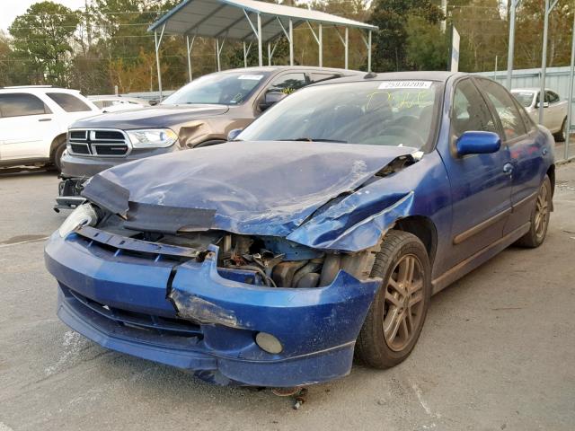 1G1JH52F337272929 - 2003 CHEVROLET CAVALIER L BLUE photo 2