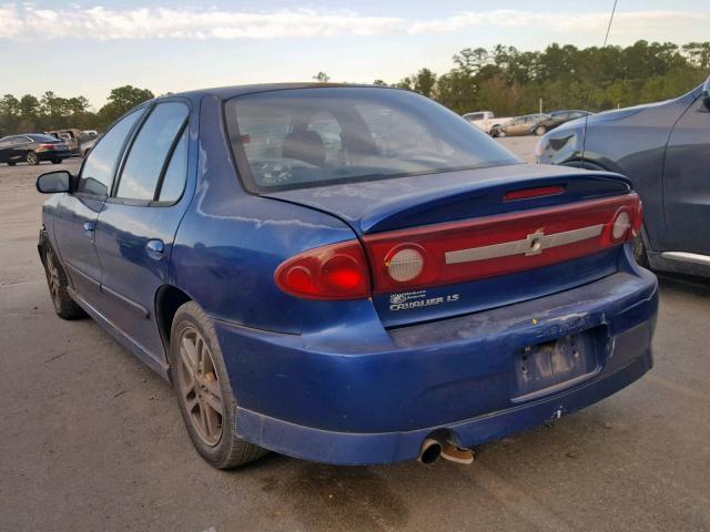 1G1JH52F337272929 - 2003 CHEVROLET CAVALIER L BLUE photo 3